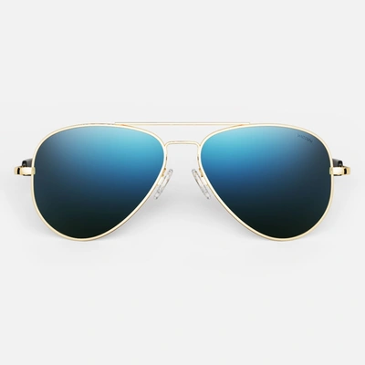 Shop Randolph Engineering Randolph Concorde Sunglasses In Skytec™ Polarized Cobalt