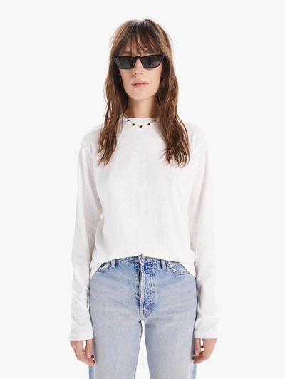 Shop Velva Sheen Rolled Long Sleeve T-shirt (also In M, L,xl) In White