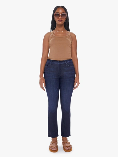 Shop Mother The Mid Rise Dazzler Ankle Now Or Never Jeans In Blue