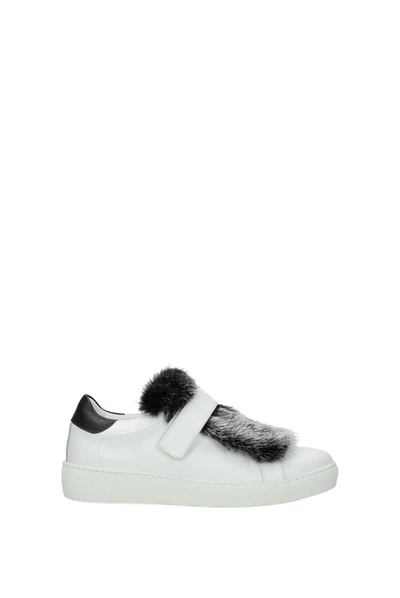 Moncler Sneakers Lucie Leather | ModeSens