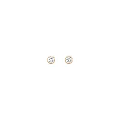 Shop Aurate New York Xxl Diamond Bezel Studs In Yellow