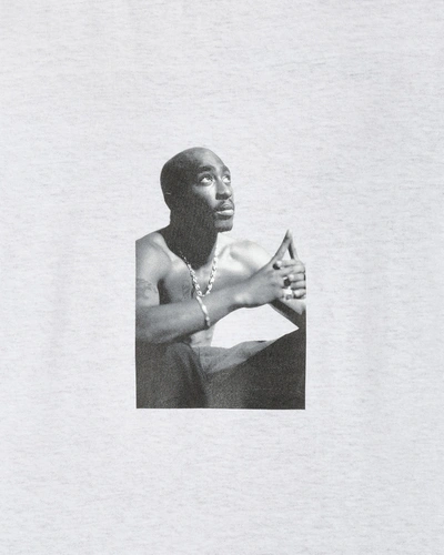 Shop Wacko Maria Tupac T-shirt (type-1) In White