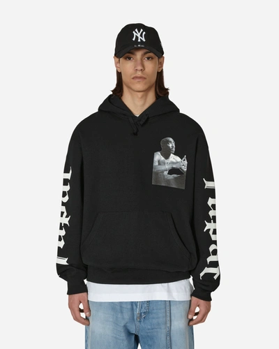 Shop Wacko Maria Tupac Heavy Weight Hooded Sweatshirt (type-1) In Black