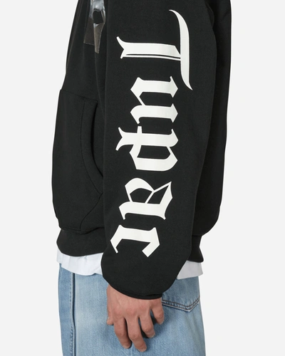 Shop Wacko Maria Tupac Heavy Weight Hooded Sweatshirt (type-1) In Black