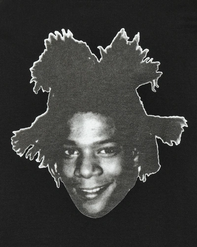 Shop Wacko Maria Jean-michel Basquiat Heavy Weight Hooded Sweatshirt In Black