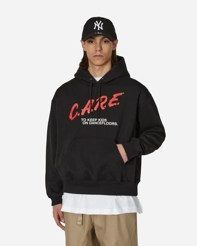 Shop The Salvages C.a.r.e. Hooded Sweatshirt In Black