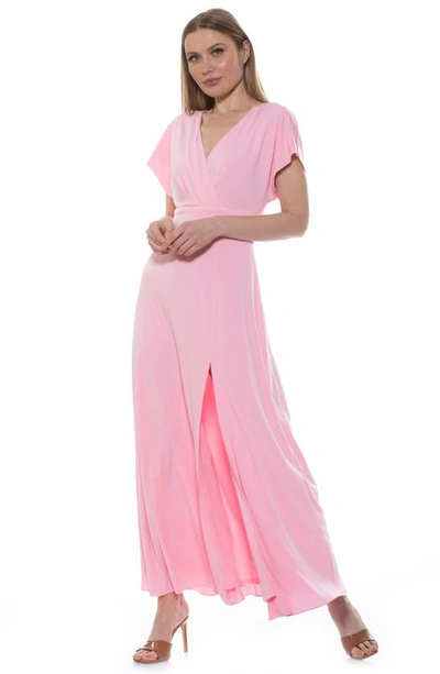 Shop Alexia Admor Brielle Maxi Dress In Blush