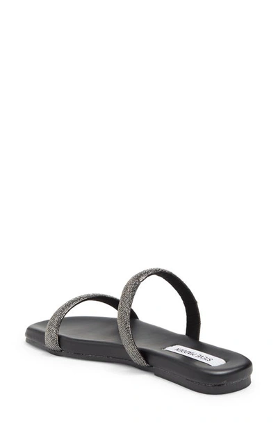 Shop Steve Madden Decorate Embellished Slide Sandal In Black Multi