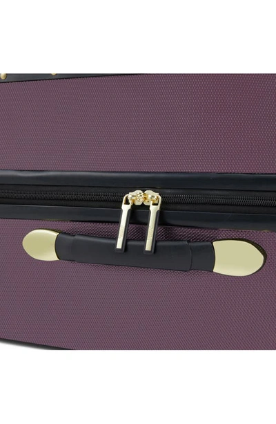 Shop Vince Camuto Jania 2.0 2-piece Luggage Set In Eggplant