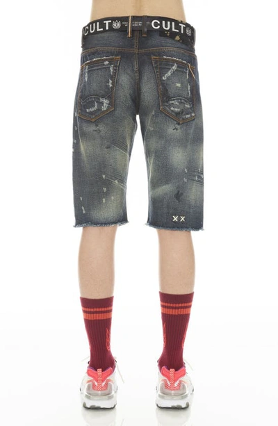 Cult Of Individuality Rocker Japanese Selvedge Shorts In Tarvick