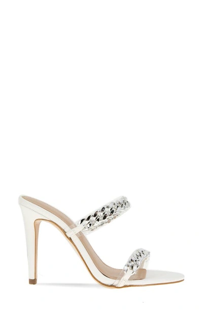 Shop Bcbg Jesta Sandal In Clear/ Bright White