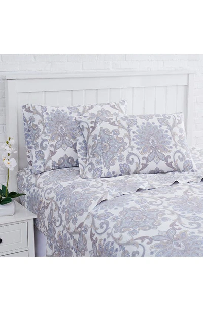 Southshore Fine Linens Serenity 300 Tc Long Staple Sateen Cotton Sheet Set In Serenity Aqua