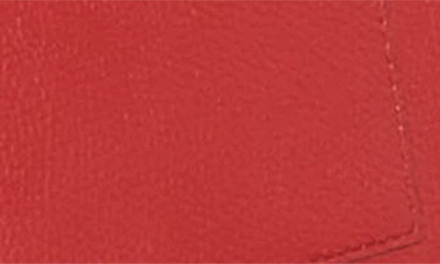 Marc Jacobs Micro Leather Tote In Savvy Red