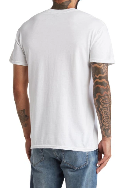 Shop American Needle Hamm's Beer Cotton Graphic T-shirt In White