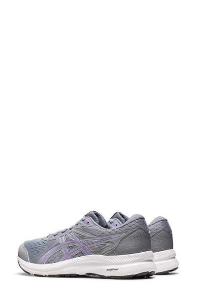 Shop Asics Gel-contend 8 Standard Sneaker In Sheet Rock/ Digital Violet