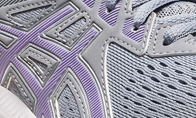 Shop Asics Gel-contend 8 Standard Sneaker In Sheet Rock/ Digital Violet