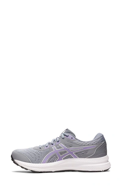 Shop Asics Gel-contend 8 Standard Sneaker In Sheet Rock/ Digital Violet