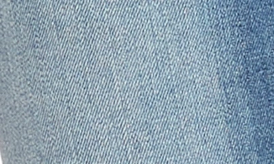 Vigoss Ace High Waist Slim Straight Leg Jeans In Medium Wash