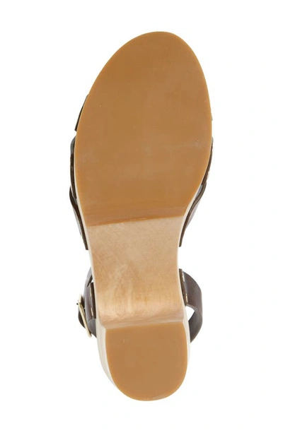 Shop Loeffler Randall Abbie Ankle Strap Platform Sandal In Espresso