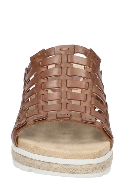 Shop Bella Vita Oaklynn Sandal In Camel Burnished Leather