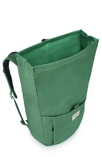 Shop Osprey Arcane™ Waterproof Roll Top Backpack In Pine Leaf Green