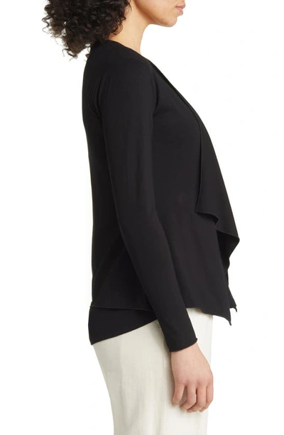 Masai Copenhagen Itally Open Front Jacket In Black
