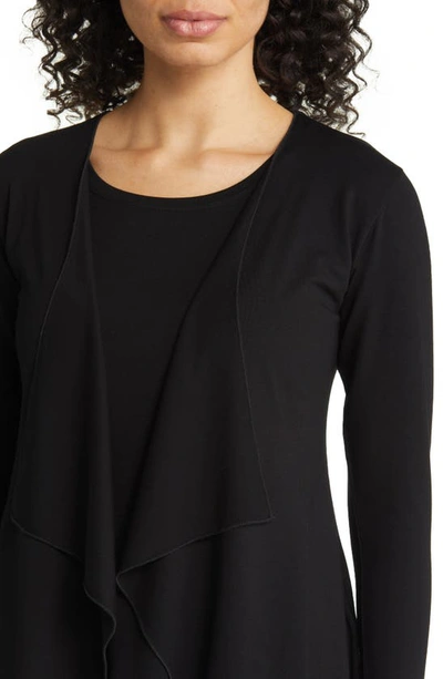 Masai Copenhagen Itally Open Front Jacket In Black