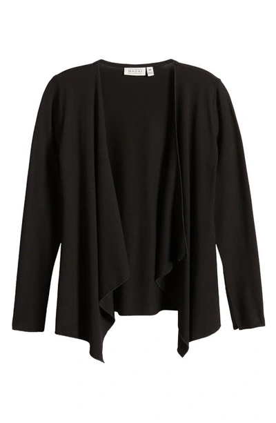 Masai Copenhagen Itally Open Front Jacket In Black