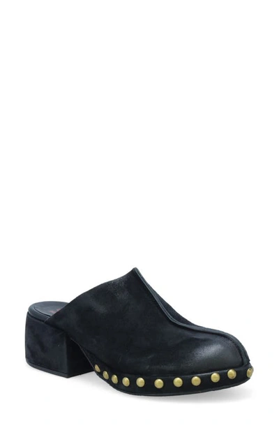 Shop As98 Corban Studded Clog In Black