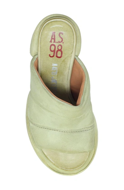 Shop A.s.98 Madigan Slide Sandal In Sage