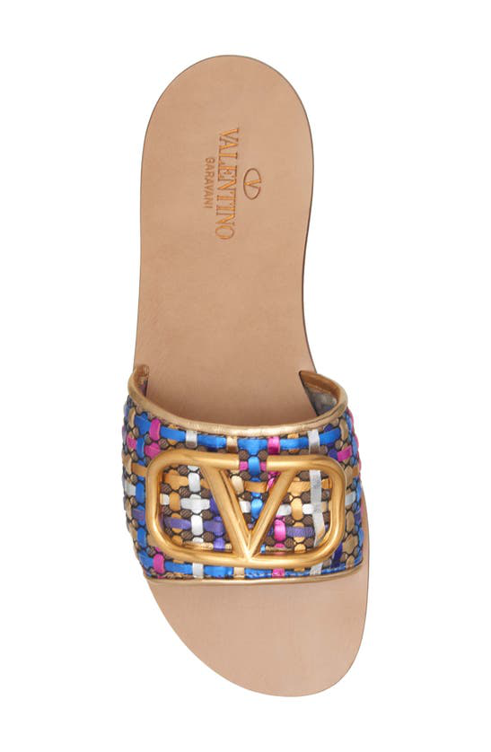 Valentino Garavani VLOGO Signature slides - Brown