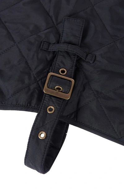 Shop Barbour Quilted Dog Coat In Black