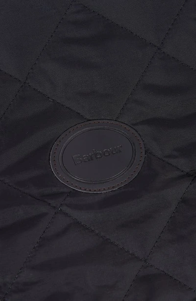 Shop Barbour Quilted Dog Coat In Black