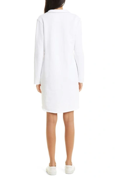 Shop Frank & Eileen Long Sleeve Cotton Dress In White