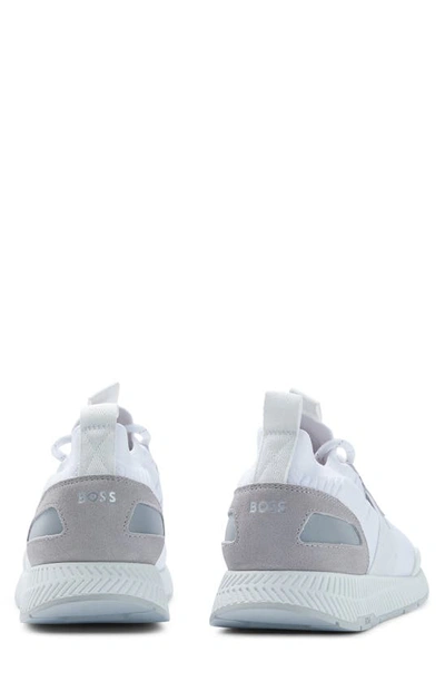 Shop Hugo Boss Titanium Sneaker In White