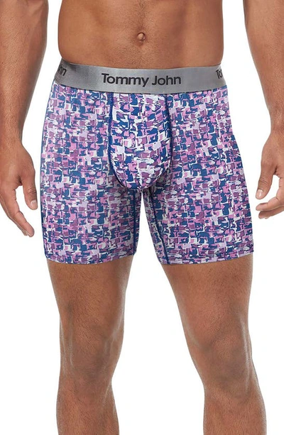 Shop Tommy John Second Skin 6-inch Boxer Briefs In Radiant Orchid Brick