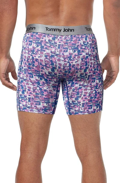 Shop Tommy John Second Skin 6-inch Boxer Briefs In Radiant Orchid Brick