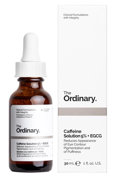 Shop The Ordinary Caffeine Solution 5% + Egcg Depuffing Eye Serum