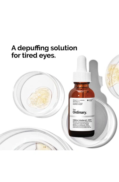 Shop The Ordinary Caffeine Solution 5% + Egcg Depuffing Eye Serum