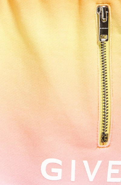 Shop Givenchy Kids' Sunset Ombré Cotton Shorts In Z40-unique