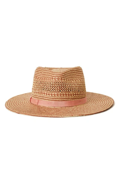 Shop Btb Los Angeles Emma Straw Hat In Rose