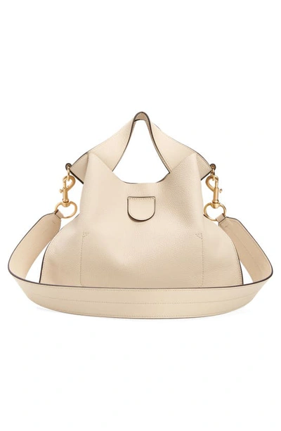 Shop See By Chloé Joan Leather Shoulder Bag In Cement Beige 24h