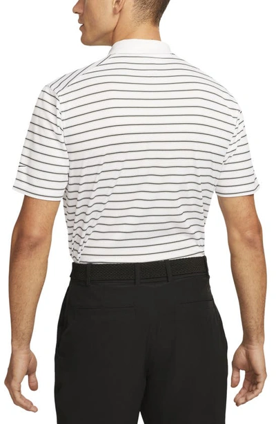 Shop Nike Victory Dri-fit Short Sleeve Polo In White/ Black