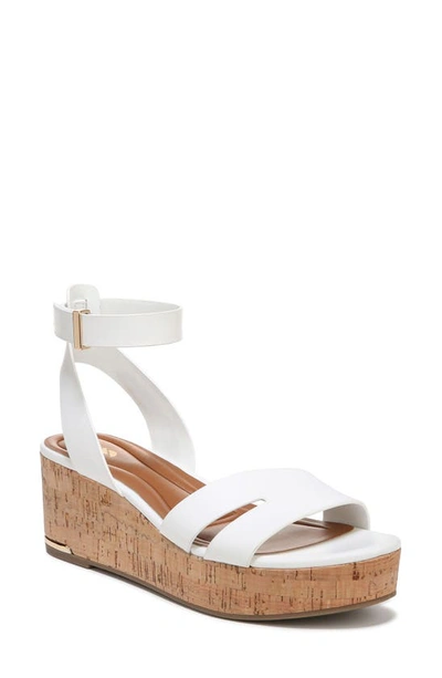 Sarto By Franco Sarto Primrose Platform Wedge Sandal In White