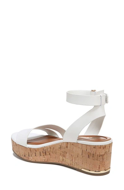 Sarto By Franco Sarto Primrose Platform Wedge Sandal In White