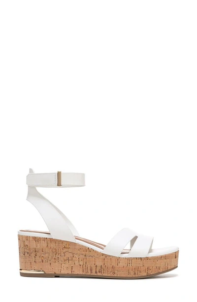 Sarto By Franco Sarto Primrose Platform Wedge Sandal In White