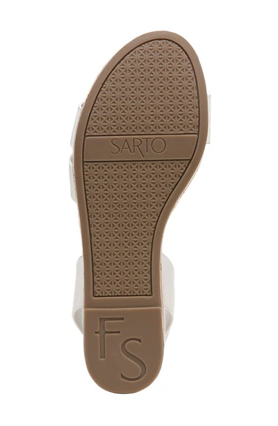Sarto By Franco Sarto Primrose Platform Wedge Sandal In White