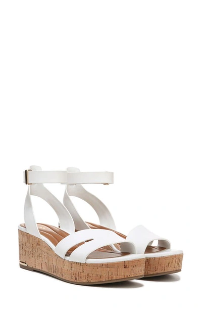 Sarto By Franco Sarto Primrose Platform Wedge Sandal In White