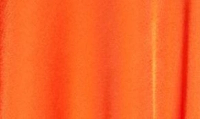 Shop Stella Mccartney Asymmetric Hem Skirt In Glow Orange
