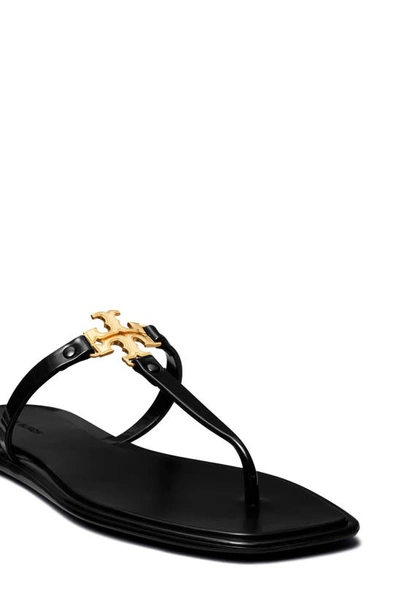 Shop Tory Burch Roxanne Jelly Sandal In Perfect Black / Gold